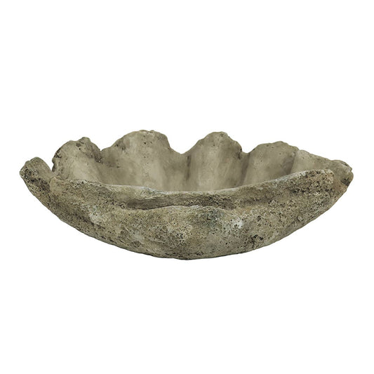Blue Ocean Traders - Cast Concrete Clam Shell: Large